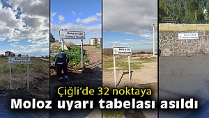 Çiğli’de 32 noktaya moloz uyarı tabelası asıldı