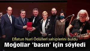 Eflatun Nuri Ödül Töreninde özgür basın vurgusu