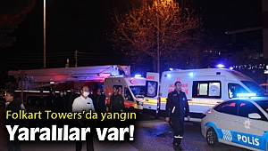 Folkart Towers'taki yangın korkuttu!