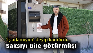 “İş adamıyım” dedi, kiraladığı villadaki eşyaları da alıp kaçtı