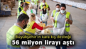İzmir Büyükşehir Belediyesi’nin kara kış desteği 56 milyon lirayı aştı