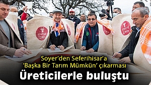 İzmir Büyükşehir'den Seferihisar'da üreticilerle toplantı