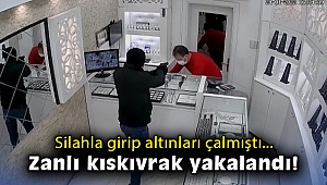 İzmir'de kuyumcuyu soyan zanlı kıskıvrak yakalandı