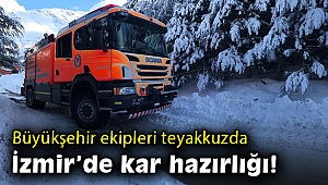 İzmir’de sağanak yağış ve kar teyakkuzu
