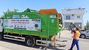 Karaburun'da atıklar kaynağında ayrışıyor