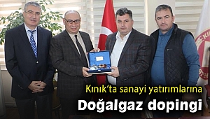 Kınık'ta taşımalı doğalgaza son