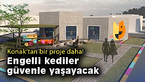 Konak’ta engelli kediler güvenle yaşayacak