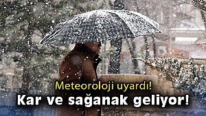 Meteoroloji uyardı! Kar ve sağanak geliyor!