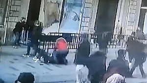 Polis yankesiciyi üstüne atlayarak yakaladı