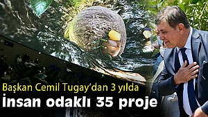 Tugay'dan 3 yılda insan odaklı 35 proje