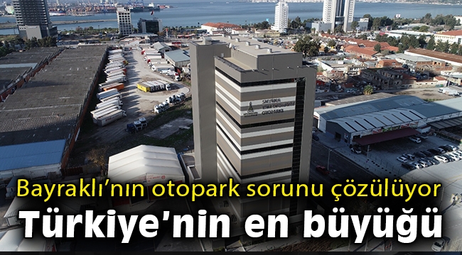 Türkiye’nin en büyük tam otomatik otoparkı açılış için gün sayıyor