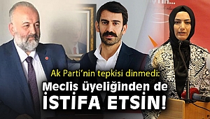 AK Parti: Meclis üyeliğinden de istifa etmeli!