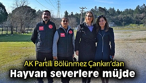 AK Partili Bölünmez Çankırı’dan hayvanseverlere müjde