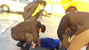Araç muayene istasyonunda feci kaza