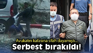 Avukatın kafasına silah dayamıştı, serbest kaldı