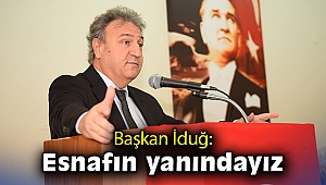 Başkan İduğ: Esnafın yanındayız