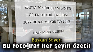 Başkan Soyer: Bu fotoğraf her şeyin özeti!