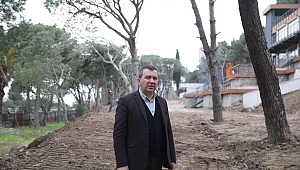 Bergama Çamlıpark için ilk kazma vuruldu
