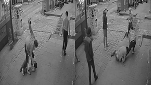 Bıçaklı gasp dehşeti! Bekçiler kıskıvrak yakaladı