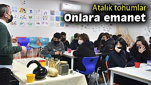 Bornova’da atalık tohumlar çocuklarla geleceğe taşınacak