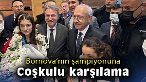 Bornova’nın şampiyonuna coşkulu karşılama