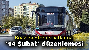 Buca otobüs hatlarına metro töreni için bir günlük düzenleme