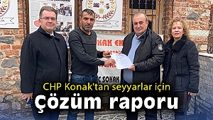 CHP Konak'tan seyyarlar için çözüm raporu