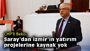 CHP'li Beko: Saray'dan İzmir'in yatırım projelerine kaynak yok