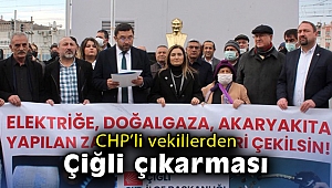 CHP’li vekillerden Çiğli çıkarması