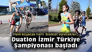 Duatlon İzmir Türkiye Şampiyonası başladı