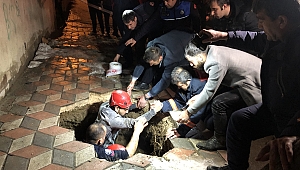 Evine giderken bir anda kendini yeraltında buldu!