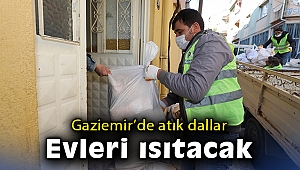 Gaziemir’de atık dallar evleri ısıtacak