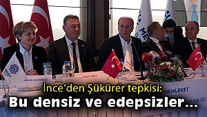 İnce'den Şükürer tepkisi: Bu densiz ve edepsizler…