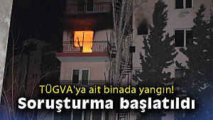 İzmir’de TÜGVA'ya ait binada yangın çıktı