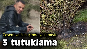 İzmir’de yanmış valizin içinden çıkan cesetle ilgili 3 tutuklama