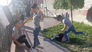 ‘Kapışalım mı’ deyip feci şekilde dövdü