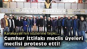 Karakayalı'nın sözlerine tepki: Cumhur İttifakı Meclis Üyeleri meclisi protesto etti!
