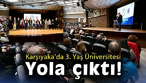 Karşıyaka'da 3. Yaş Üniversitesi yola çıktı