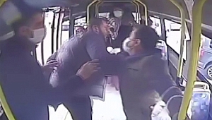 Minibüs şoförüne 'aşırı hız yaptın' dayağı!