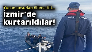 Yunanistan unsurlarınca geri itilen 7 düzensiz göçmen kurtarıldı