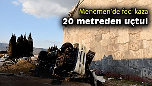 20 metre yükseklikten düşen kamyonda hayatını kaybetti