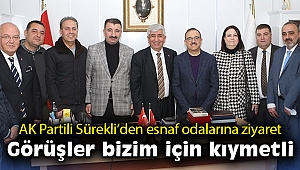 AK Partili Sürekli'den esnaf odalarına ziyaret