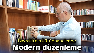 Bayraklı’nın kütüphanelerine modern düzenleme
