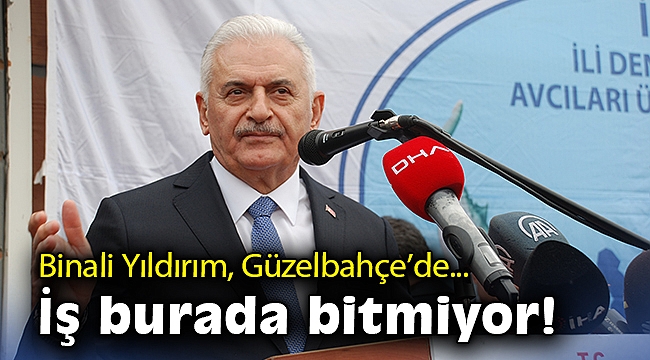Binali Yıldırım, yeni balıkçı barınağında