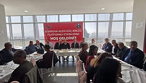 Bornova Alevi Güç Birliği Platformu üyeleri bir araya geldi