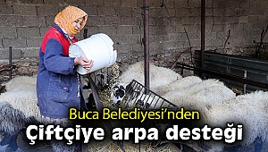 Buca Belediyesi’nden çiftçiye arpa desteği
