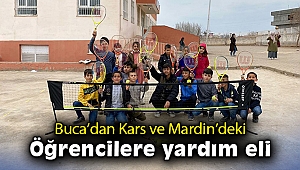 Buca’dan Kars ve Mardin’deki öğrencilere yardım eli