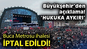 Buca Metrosu ihalesi iptal edildi… Büyükşehir'den açıklama!