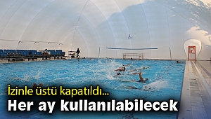 Celal Atik Yüzme Havuzu her ay kullanılabilecek