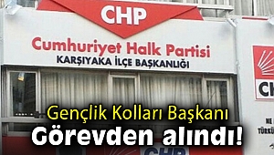 CHP Karşıyaka Gençlik Kolları İlçe Başkanı görevden alındı!